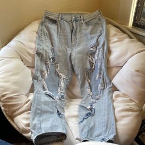 american eagle size 12 mom jean